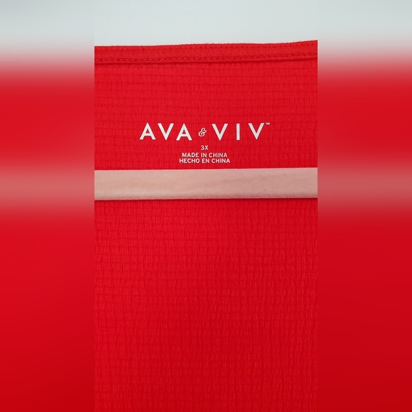 Ava and Viv Red dress size 3X - Picture 2 of 4